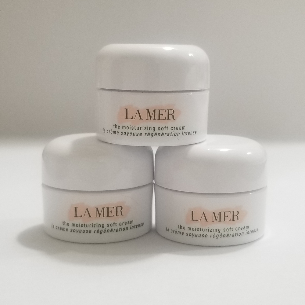 La Mer Moisturizing Soft Cream 3.5 ML SET OF 3! - Picture 1 of 3